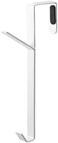 Yamazaki Home Smart Over The Door Hook  Hanging Coat Rack  Steel