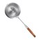 GREATLINK Large Strainer Skimmer Ladle 304 Stainless Steel Skimmer Spoon Deepen Spider Strainer Kitchen Cooking Colander Spoon Utensil with Wooden Long Handle for Cooking Draining Frying 185 Inch