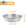 RTUDOPUYT 9 Inch Disposable Pie Pans 15pc Aluminum Foil Pie Tins Aluminum Foil Pans for Tart Baking Storing Serving  Reheating  Standard Size