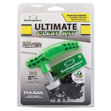 SOFTSPIKES Unisex Adult Fast Twist Pulsar Golf Cleats Ultimate Kit Black