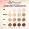 Belloccios Professional Cosmetic Airbrush Makeup Foundation 12oz Bottle Java Dark with red and Olive Undertones