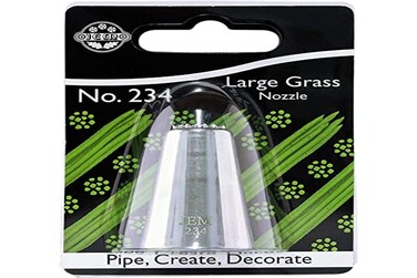 JEM Large Grass Piping Nozzle Decorating Tip  234 Standard Silver