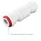 John Guest 38 Inch Imperial Single Check Valve Push to Connect Plastic Plumbing Fitting 38SCVUS