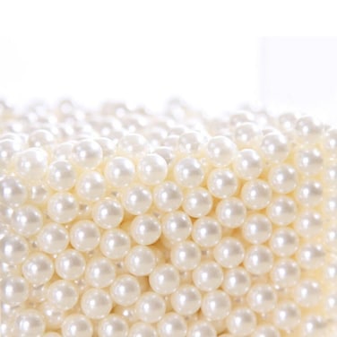 Makeup Beads for BrushesAIYoo Art Faux Pearls 1500 pcs for Lipstick Mascara EyelinerMakeup Brush Holder Organizer Highlight Plastic Round PearlsDiameter 8mm