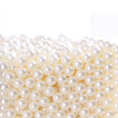 Makeup Beads for BrushesAIYoo Art Faux Pearls 1500 pcs for Lipstick Mascara EyelinerMakeup Brush Holder Organizer Highlight Plastic Round PearlsDiameter 8mm