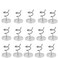 Attmu 60 Pcs Upholstery Tacks Headliner Pins Clear Heads Twist Pins for Slipcovers and Bedskirts 05 Inches Bed Skirt Pins