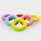 Cook Pro 6Piece Round Silicone Trivets RedBlueGreenYellowPurplePink