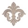 Deco 79 Wooden Fleur De Lis Home Wall Decor Carved Wall Sculpture Wall Art 24 x 1 x 24 White