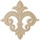 Deco 79 Wooden Fleur De Lis Home Wall Decor Carved Wall Sculpture Wall Art 24 x 1 x 24 White