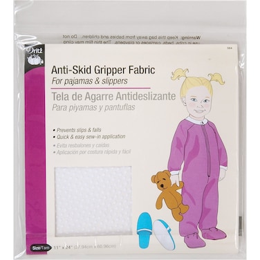 Dritz 564 AntiSkid Gripper Fabric 11 x 24Inch White