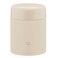 ZOJIRUSHI Zojirushi Mahobin Stainless Steel Thermal Soup Jar Lunch Jar Seamless 135 fl oz 400 ml Beige Integrated Lid and Seal Easy to Clean Only 3 Pieces Wash SWKA40CM