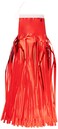Packaged 1Ply Red Metallic Fringe Drape