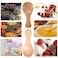 2 Pcs Mini Wooden Spoon with Short Handle Perfect for Small Jars of Jam Spices Condiments Sugar Honey Coffee Tea Mustard Ice Cream Milk Powder Kitchen Accessories Khaki