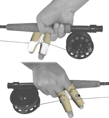Stripee Finger Guard and Fly Line Cleaner Tan Large