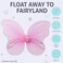 Butterfly Craze Girls Fairy Angel or Butterfly Wings Costumes  Dress Up Collection Set of 6 Magical Delights Favors or Supplies for Kids Make Your Little Ones Birthday Party Special Pink