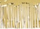 Packaged 1Ply Gold Metallic Fringe Drape