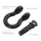Smittybilt 13046B DRing Shackle 12 Threaded Pin 20 Ton Rating Black
