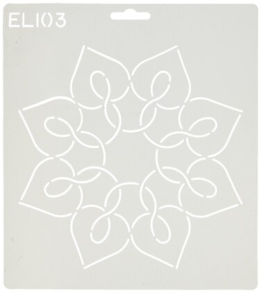 Quilt Stencil Battenberg Hearts