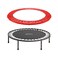 Upper Bounce Replacement Safety Pad Fits 38 Round Mini Rebounder Trampoline with 6 Legs Red