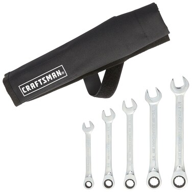 CRAFTSMAN 12point Standard SAE Ratchet Wrench 5Piece Set CMMT99755