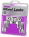 McGard 27216 Chrome Bolt Style Cone Seat Wheel Locks M12 x 125 Set of 4 Locks  1 Key Pack of 1