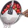 Adjustable 55105 Premium Stainless Steel Clip on Strainer for Pots Pans  Bowls  Hands Safe Pasta Strainer to Keep Kitchen Clean  Colander for Fruit  Vegetables  Food Strainers for Kitchen