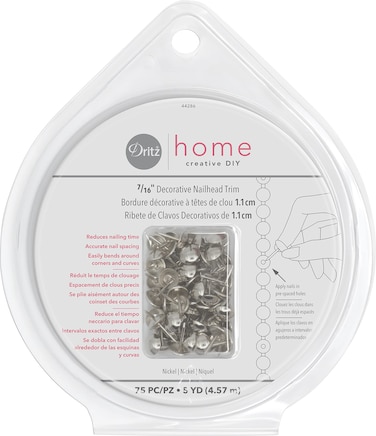 Dritz Nailhead Trim 5 YardsSilver