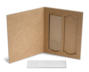 Cardboard Slide Mailer with Thumb Groove Holds 2 Slides Disposable Pack of 36