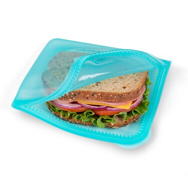 ProKeeper DualZipper 100 Silicone Sandwich Bag Teal