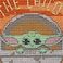 Dimensions 7276912 Star Wars The Mandalorian Grogu Counted Cross Stitch Kit 6 D 14 Cnt Navy Aida 5pcs