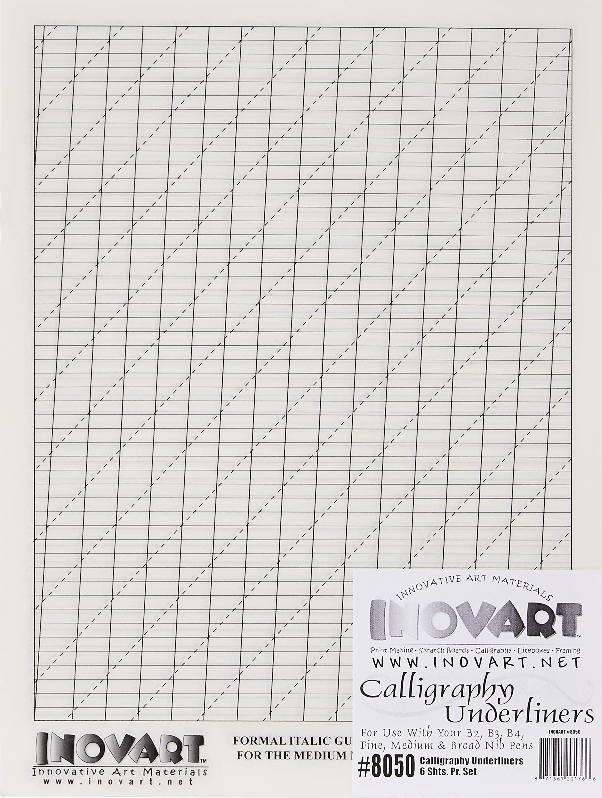 Buy INOVART Calligraphy Underliners 6Sheets Online | Carrefour UAE