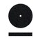 Unmounted Silicone Polisher SquareEdge Black Medium Grit 12 Pack  POL30020
