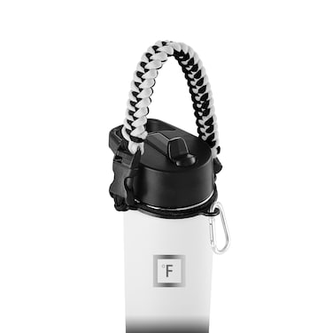 IRON FLASK Paracord Handle  Fits Wide Mouth Water Bottles  Durable Carrier Secure Accessories Survival Strap Cord Safety Ring and Carabiner  Seven Core Paracord Bracelet