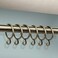 Rod Desyne 138 inch Curtain Rings Antique Brass