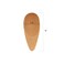 BambooMN  4 Small Solid Bamboo Oval Scoop 10pcs