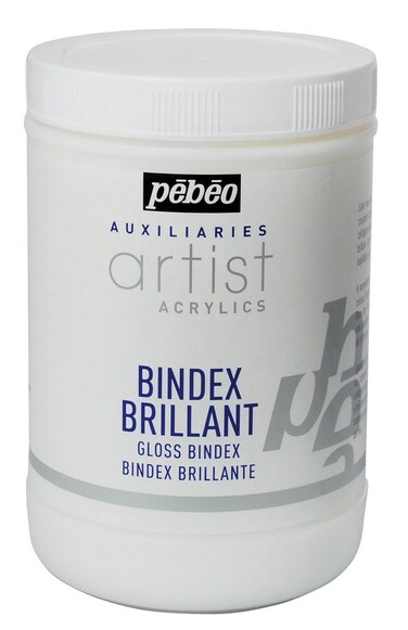 Pebeo Artist Acrylics Auxiliaries Gloss Bindex 1Liter 3381 Fl Oz Pack of 1