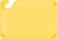 San Jamar SafTGrip Plastic Cutting Board with Safety Hook 6 x 9 x 0375 Yellow