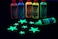 TULIP 17581 Dimensional Metallic Fabric Paint 6Pack Glow