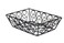 American Metalcraft EBB59B Steel Rectangular Wire LoopDLoop Bread Basket Small 9 L x 6 W x 25 H Black