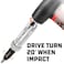 Powerbuilt 12 Inch Drive Impact Driver Set Extractor Tool Slotted or Phillips Screwdriver Bits Remove Rusted Damaged Screws  648002 Large