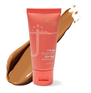 Juvias Place I Am Magic Velvety Matte Liquid Foundation 435  Punta Cana  Tan wNeutral Golden Undertone Makeup Foundation Full Coverage Lightweight Long Wear Velvety Matte Finish