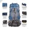 TETON Sports Outfitter 4600 Ultralight Internal Frame HighPerformance Backpack for Hiking Camping Travel and Outdoor Activities 75L Blue