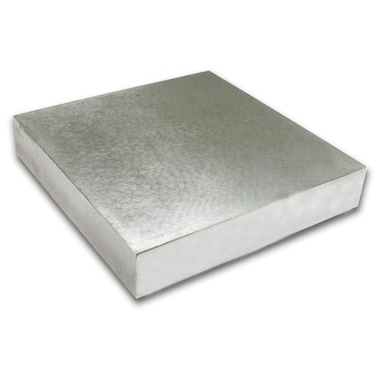 The Beadsmith Vintaj Steel Bench Block  Flat Anvil Jewelers Tool  Solid Metal Bench Block for Jewelry and Stamping  Protect Your Work Surface  4 x 4 x 05 inches