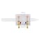Eastman 12 inch Sweat Connection White Center Drain Washing Machine Outlet Box with Hammer Arrestors 60253