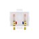 Eastman 12 inch Sweat Connection White Center Drain Washing Machine Outlet Box with Hammer Arrestors 60253