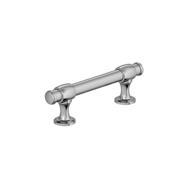 Amerock BP3677026  Polished Chrome Cabinet Pull  3 in 76 mm CentertoCenter Cabinet Handle  Winsome  Drawer Pull  Kitchen Cabinet Handle  Furniture Hardware