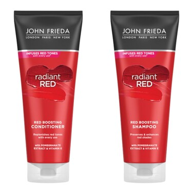 John Frieda Radiant Red Colour Protecting Shampoo and Conditioner Pack83 oz Each