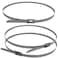 Electriduct 304 Stainless Steel Cable Ties 20 Inch 200 Lbs Heavy Duty Self Locking Ball Lock Zip Ties UV Resistant 100 Pack