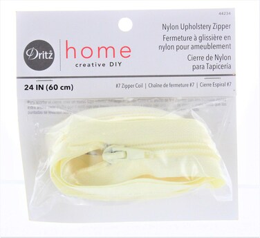 Dritz Nylon Upholstery Zipper 24 Cream
