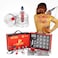 Hansol Professional Cupping Therapy Equipment Set with pumping handle 19 Cups  English Manual Made in Korea